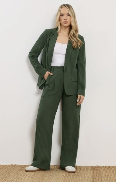 Where can I find a tall trouser suit in colour?