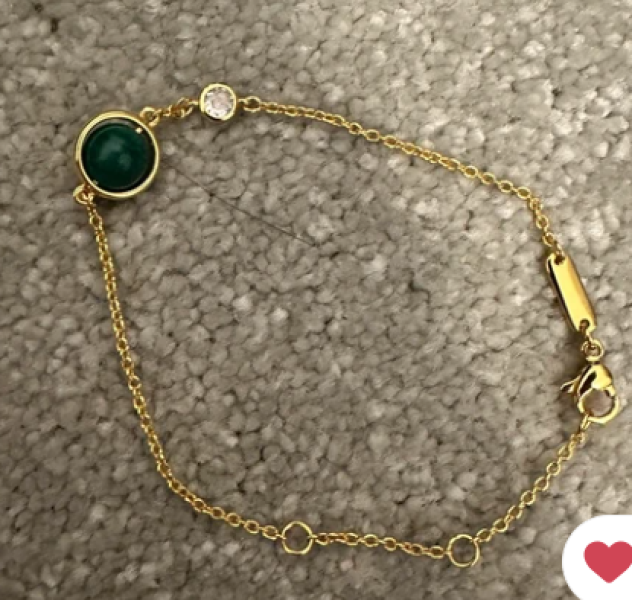 Trying to replace a lost TK Maxx green stone bracelet