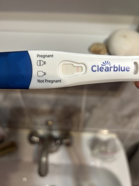 Is this a positive test or an evaporation line?