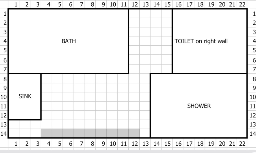 Future proofing a small bathroom