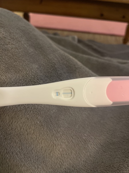 Can anyone else see a second line on this test?