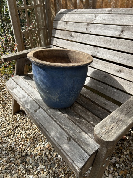 How to remove a very pot bound plant from a ceramic planter?