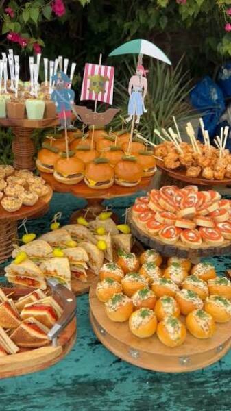 Food for a 13th birthday party