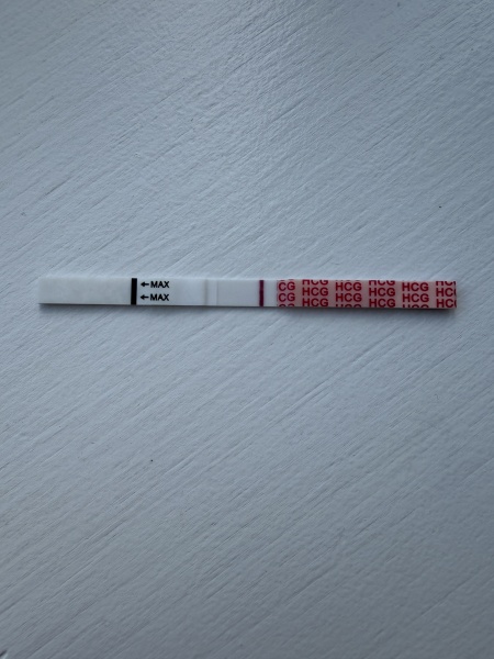 Can anyone see a faint positive line on this test?