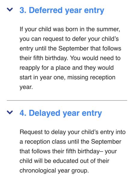 Deferred child at school