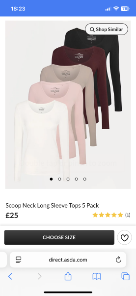 Long sleeve v neck or scoop neck t shirts