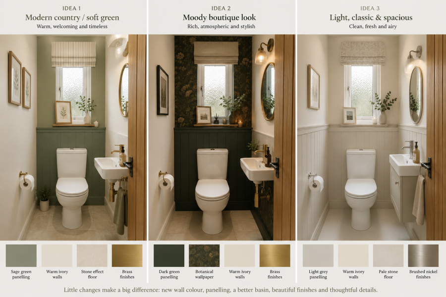 Please help - design ideas needed for downstairs toilet room - Pic included.