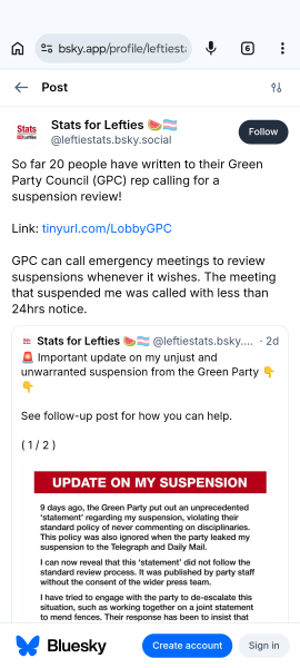 Sexism/other issues in the Green party England & Wales - Discussion Thread 3