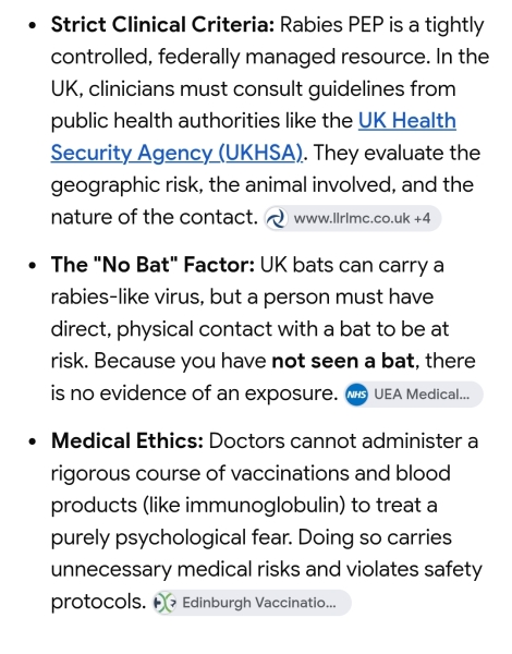 Convinced im going to die of rabies or prison