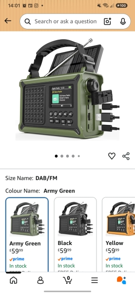 Wind up radio?