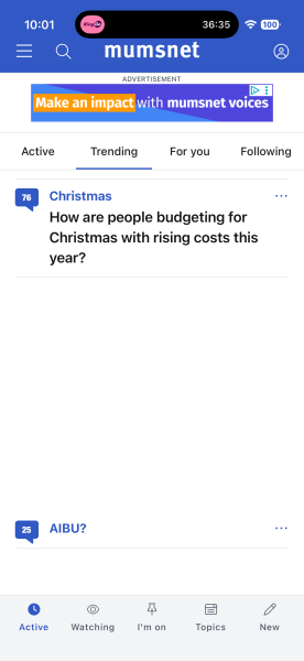 App showing massive gaps in thread lists