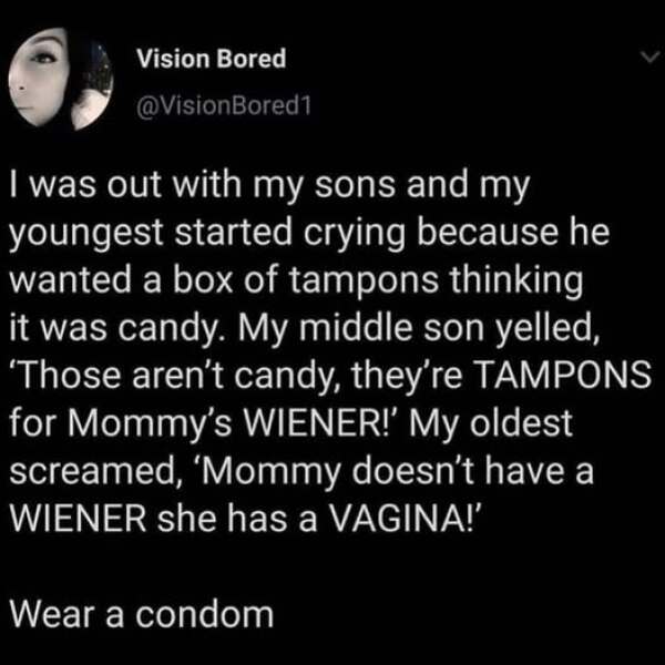 When have your children embarrassed you in public?
