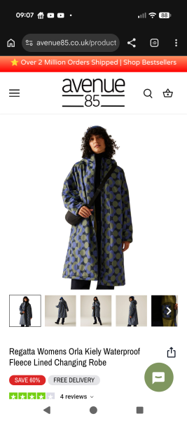 To buy a dry robe as a winter coat?!