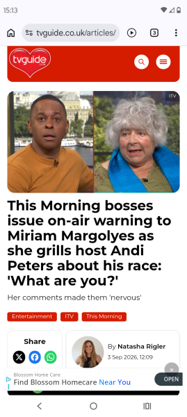 OMG Miriam Margolyes Andi Peters