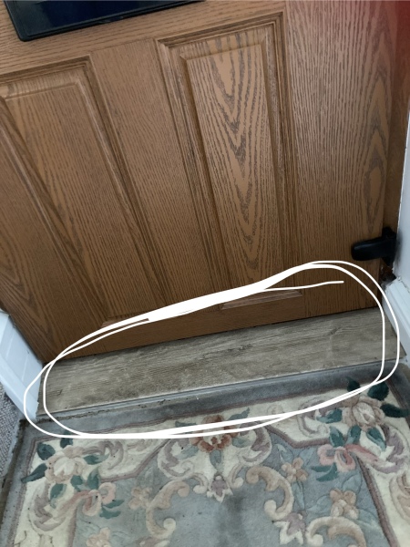 Please tell me what this bit of my door is called