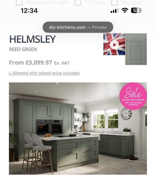 If you was to have this colour kitchen