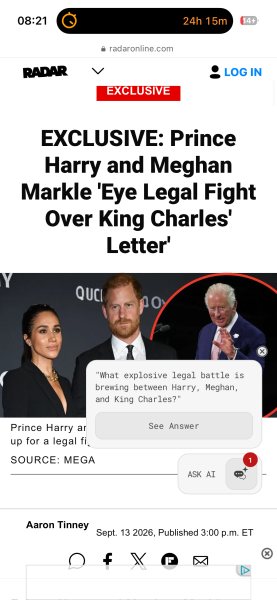 Ham pr disasters 38! Ailing king? Or heartless son?