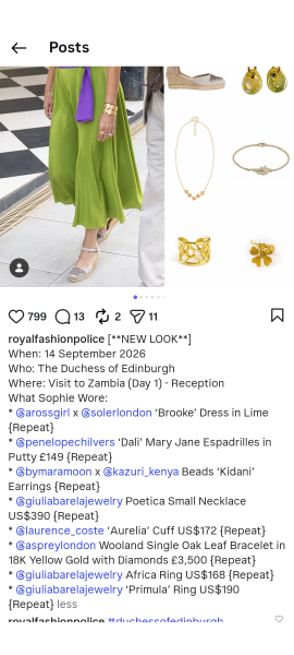 Royal Style: summer's end, but not for style ❤️