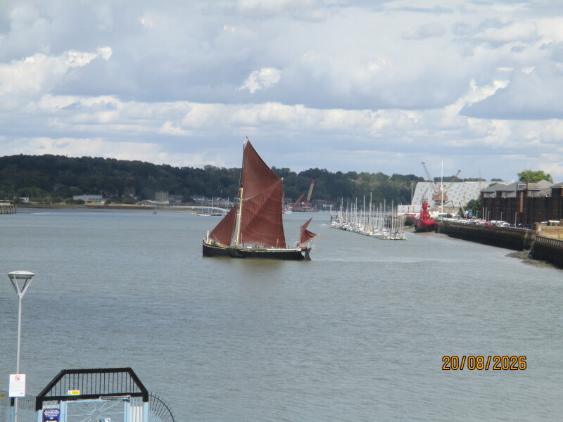 For anyone interested in the removal of the masts from the SS Richard Montgomery in the Thames, it’s happening now!