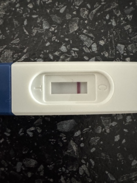 Can anyone see a second line on this pregnancy test?