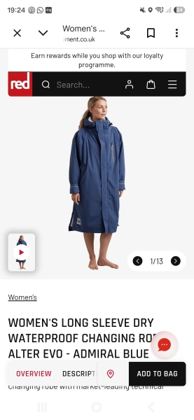 To buy a dry robe as a winter coat?!