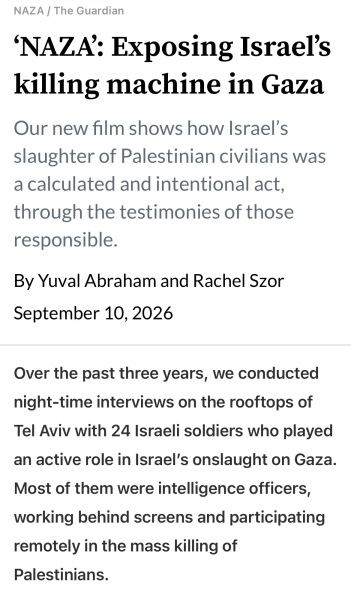 To say all pro-Palestinians should watch Fauda on Netflix?
