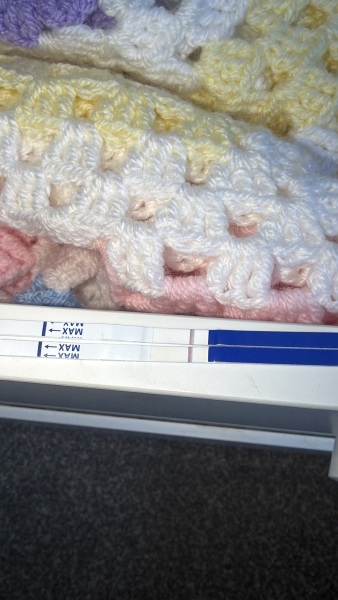 Are these tests showing indents or early positives at 9 DPO