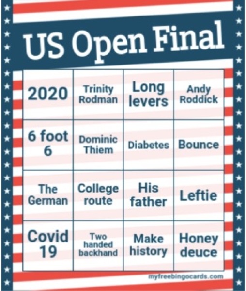 TENNIS THREAD - hotdogs and weed, it must be the US Open