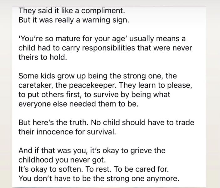 Quite young women always post life affirming cod- philosophical messages on social media?