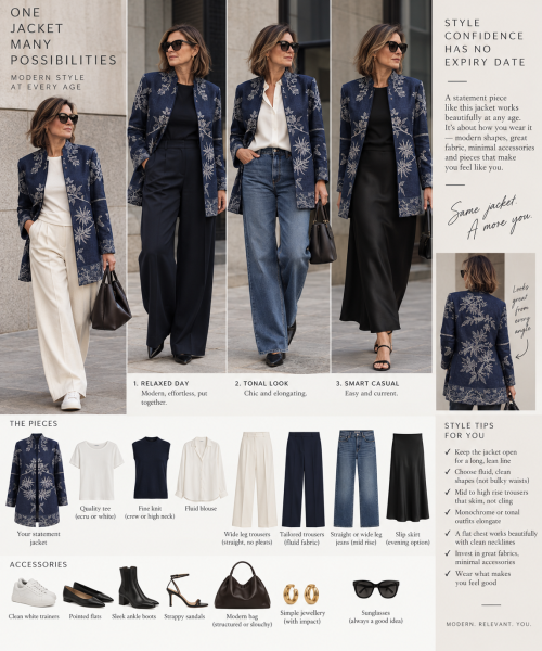 What to wear with this jacket for a daytime celebration? A challenge for you all!