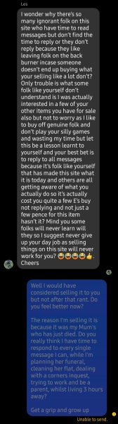 Dealing with people on Facebook Marketplace driving me nuts!