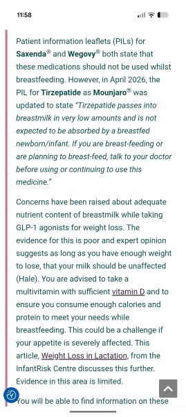 To think my GP was wrong about breastfeeding and weight loss tablets?