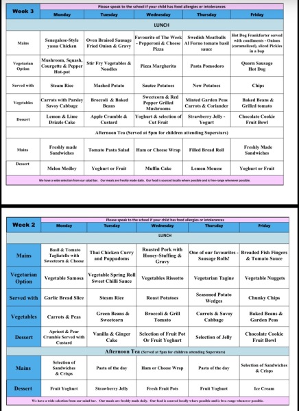 AIBU to be concerned about my daughter's school lunch menu?