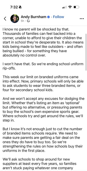 To think school uniform is too expensive?