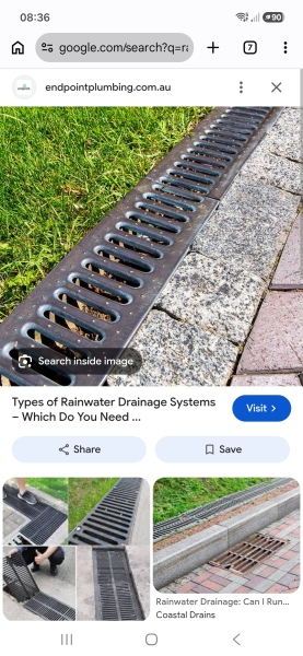 Converted garage floor height/storm drain