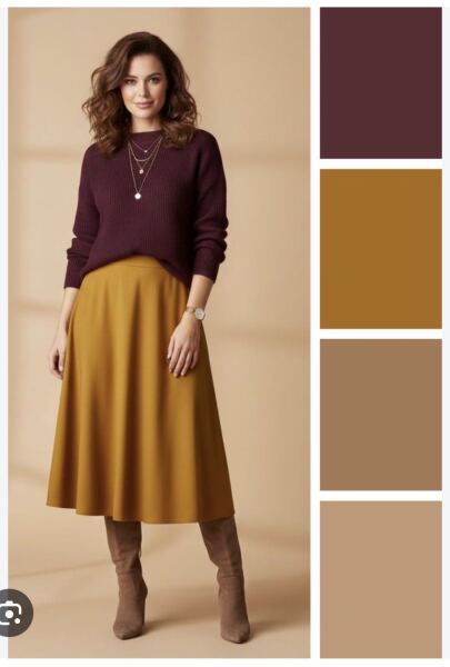 Styling mustard skirt
