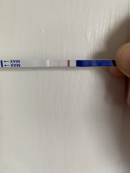 Early positive test after previous losses and feeling unable to tell my partner
