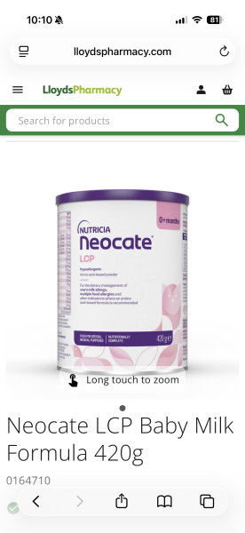 Did your GP prescribe hypoallergenic formula before a dietitian referral?