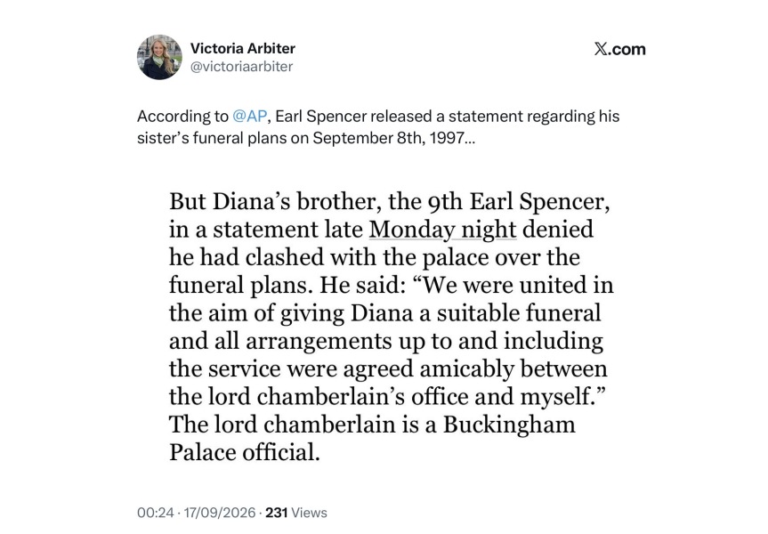 Earl Spencer's book on Diana is stolen