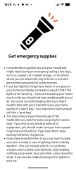 Your ‘emergency supplies/stockpile’.
