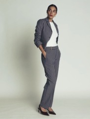 Where can I find a tall trouser suit in colour?