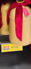 ENORMOUS decorations in the shops! 🔔