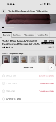 Next “The Set” 8 piece bedding set