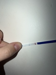 Are these tests showing indents or early positives at 9 DPO
