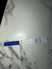 Are these tests showing indents or early positives at 9 DPO