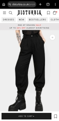 Dressing with a bit of an 'edgy' look.