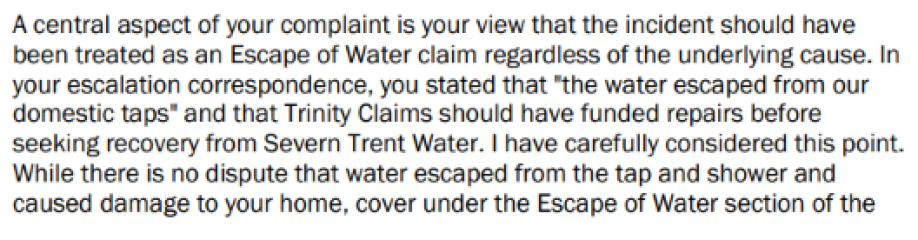Screwed by water company - help!
