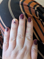 AIBU to not ask the nail technician to redo these nails?