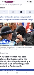 Man arrested for self identifying as a converted muslim woman.