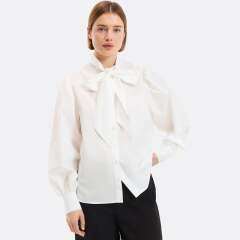 White Linen or cotton plain blouse waist length blouse - importantly not a shirt